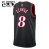 Dres Philadelphia 76ers Paul George Nike 2025-26 Classic Edition Crno Swingman - Dječji